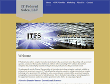 Tablet Screenshot of itfederalsales.com